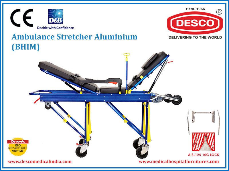 AMBULANCE STRETCHER ALUMINIUM (BHIM)