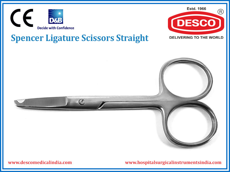 SPENCER LIGATURE SCISSORS STRAIGHT